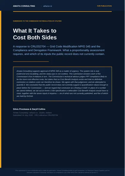 Cover of What It Takes to Cost Both Sides